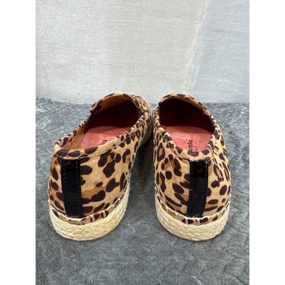 Dr. Scholls Leopard Print Espadrille Slip-On Sneakers BE Energized Foam Tan 8.5M - Picture 4 of 8
